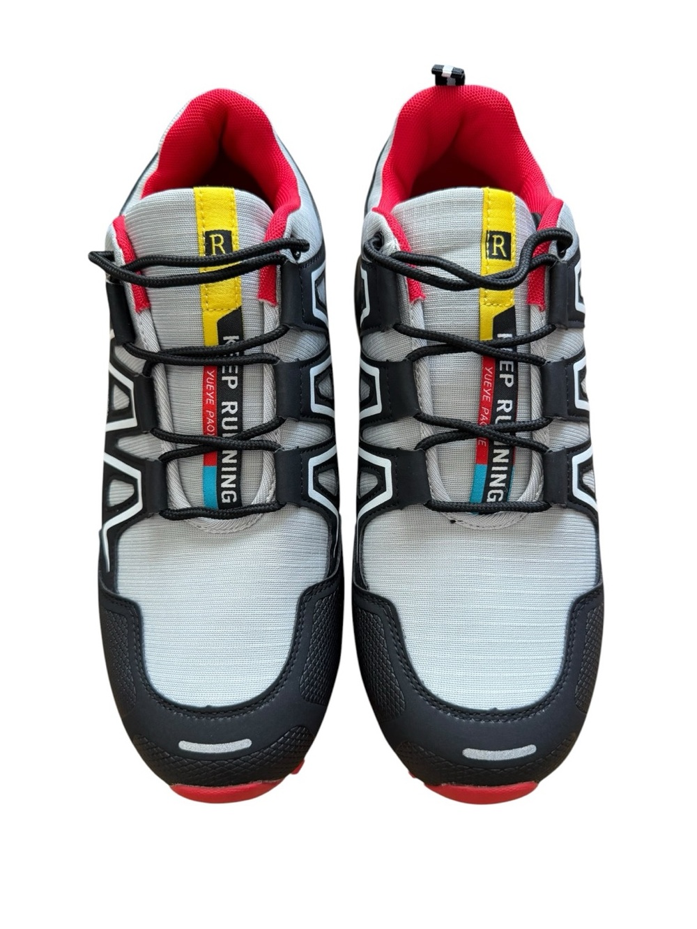 Keep Running NWOT Speed 3 Trail Running Shoes Gray Red Men’s Size 45/9.5